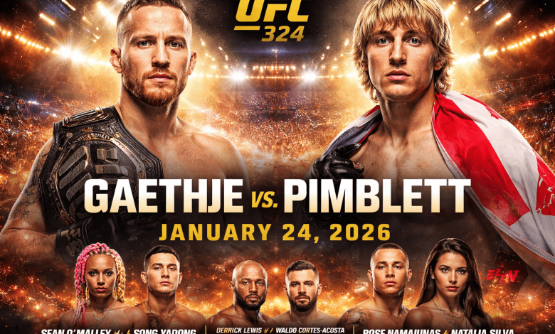UFC 324 Gaethje vs. Pimblett PPV Pay Per View 1/24/26 – 24th January 2026