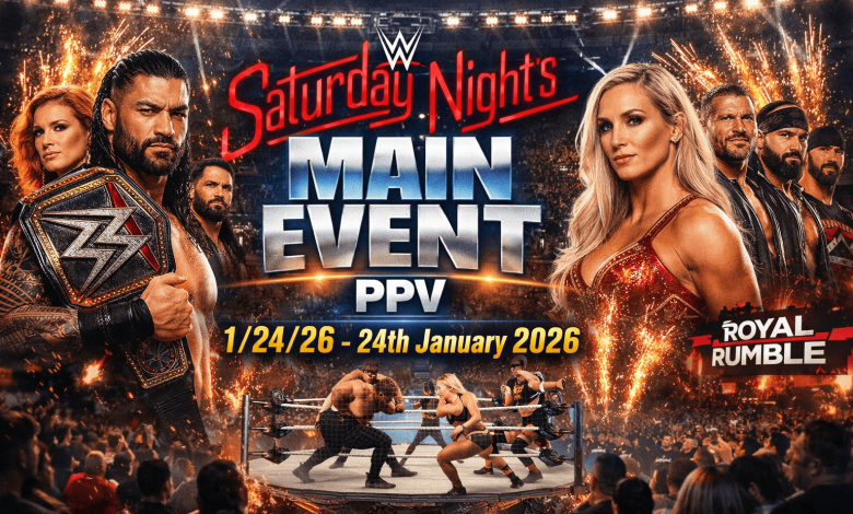 WWE Saturday Nights Main Event PPV 1/24/26 – 24th January 2026