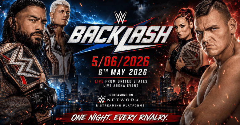 WWE Backlash 5062026 – 6th May 2026