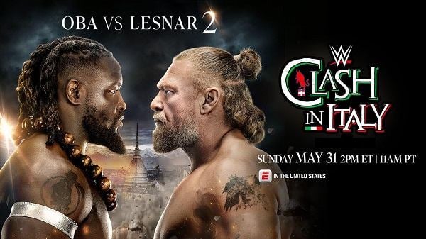 WWE Clash In Italy PPV 5/31/26 – 31st May 2026