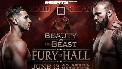 Tommy Fury vs Hall PPV 6/13/26 13th June 2026